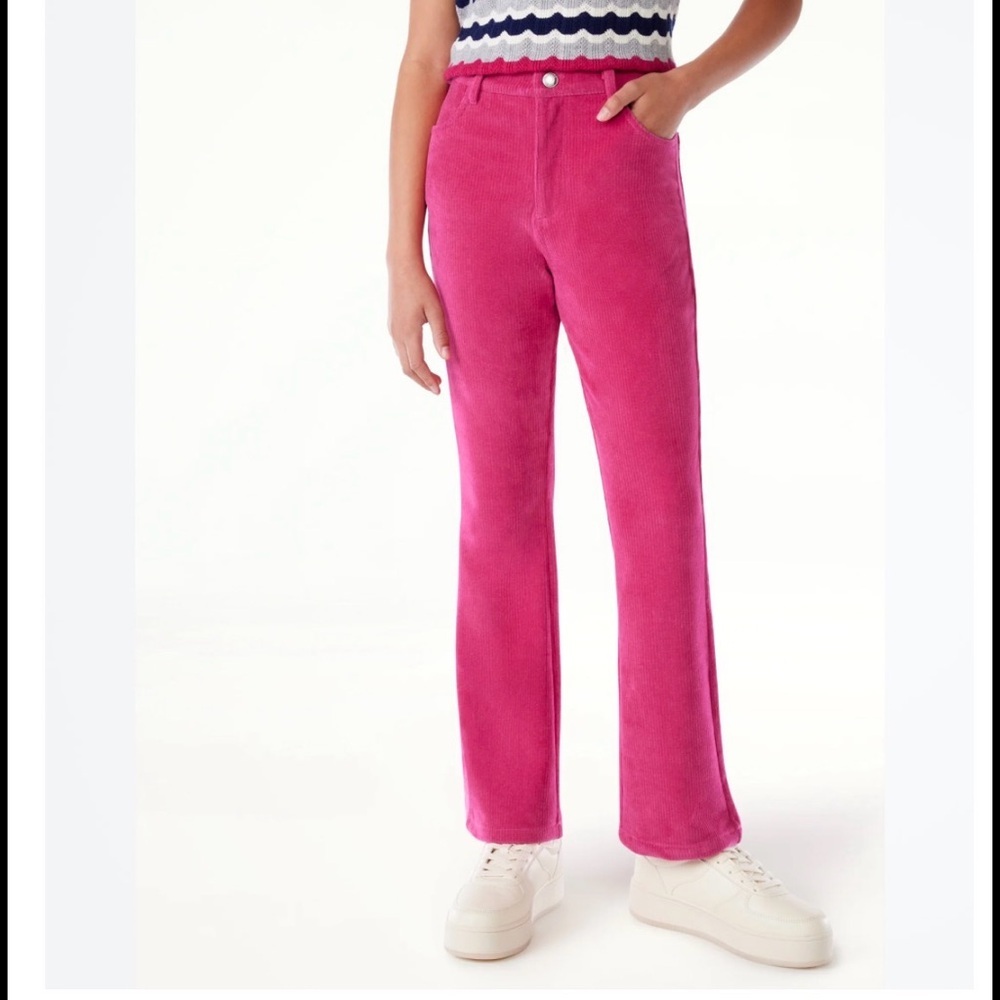 Free Assembly pink corduroy jeans